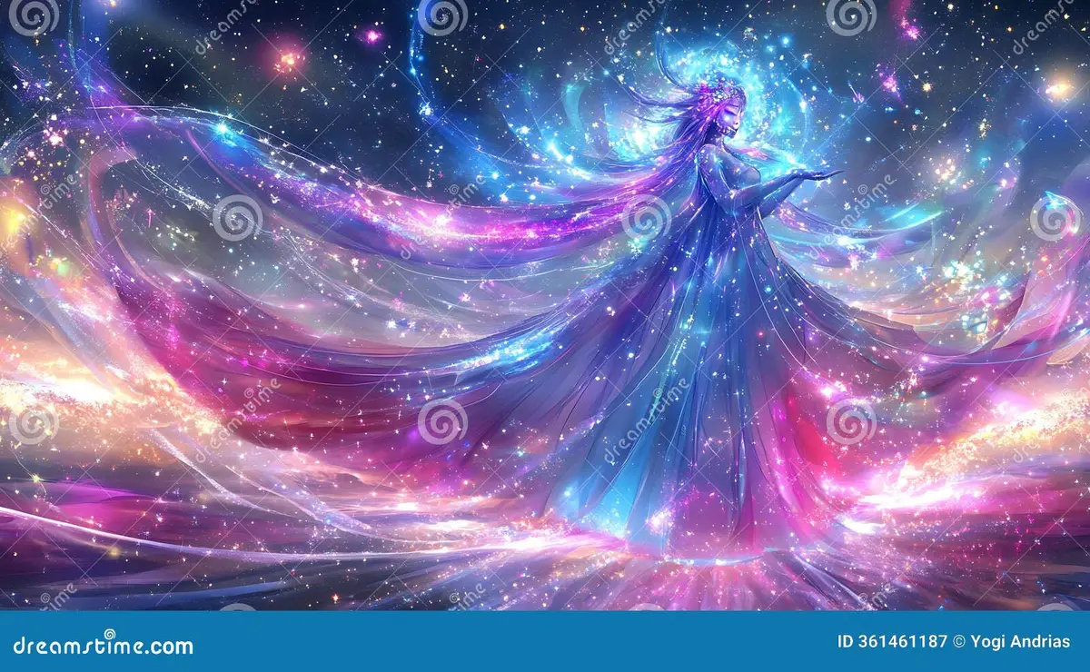 新葡京星空女神幻想插画